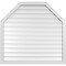 Ekena Millwork Octagonal Top Surface Mount PVC Gable Vent w/ 2"W x 1-1/2"P Brickmould Frame, 42"W x 40"H GVPOT42X4002SF - alternate 1